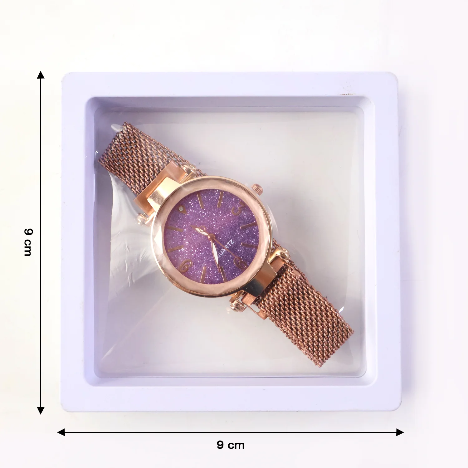 Elegant Women’s Analog Wrist Watch with Display Box - Image 3