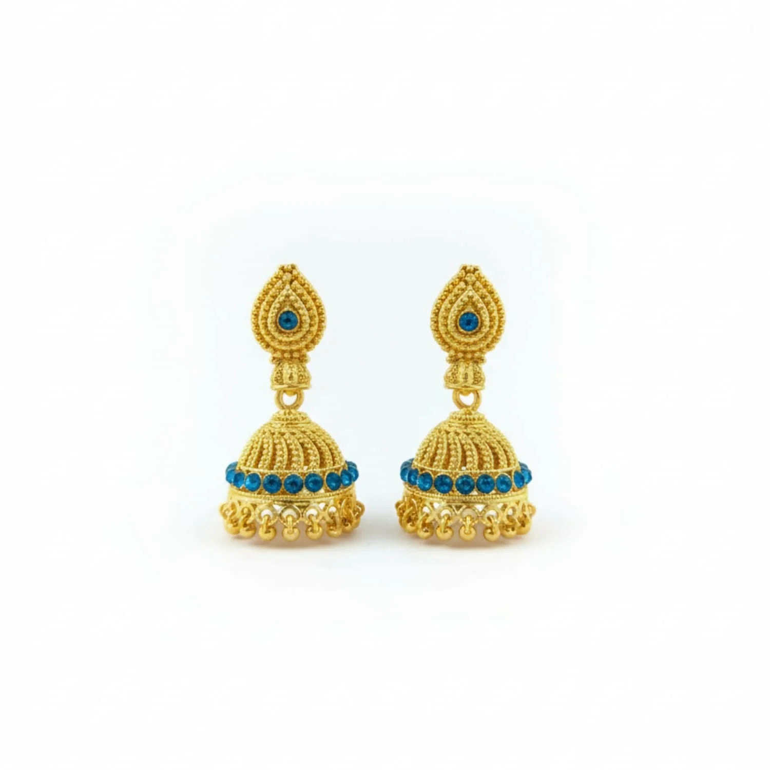 Elegent Golden Earrings For Women & Girl Traditional Jewellery Stylish Fancy Jhumka Earrings - Image 4