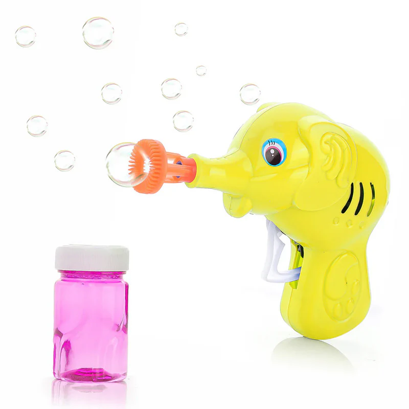 Elephant Bubble Gun for Kids - Includes Bubble Solution - Image 5