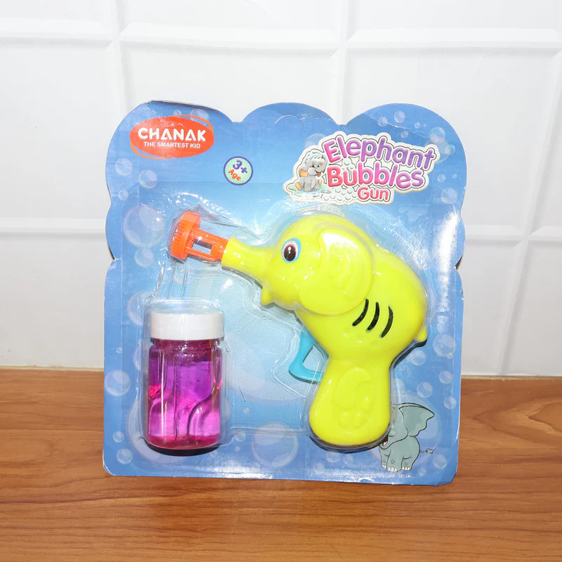 Elephant Bubble Gun for Kids - Includes Bubble Solution - Image 7