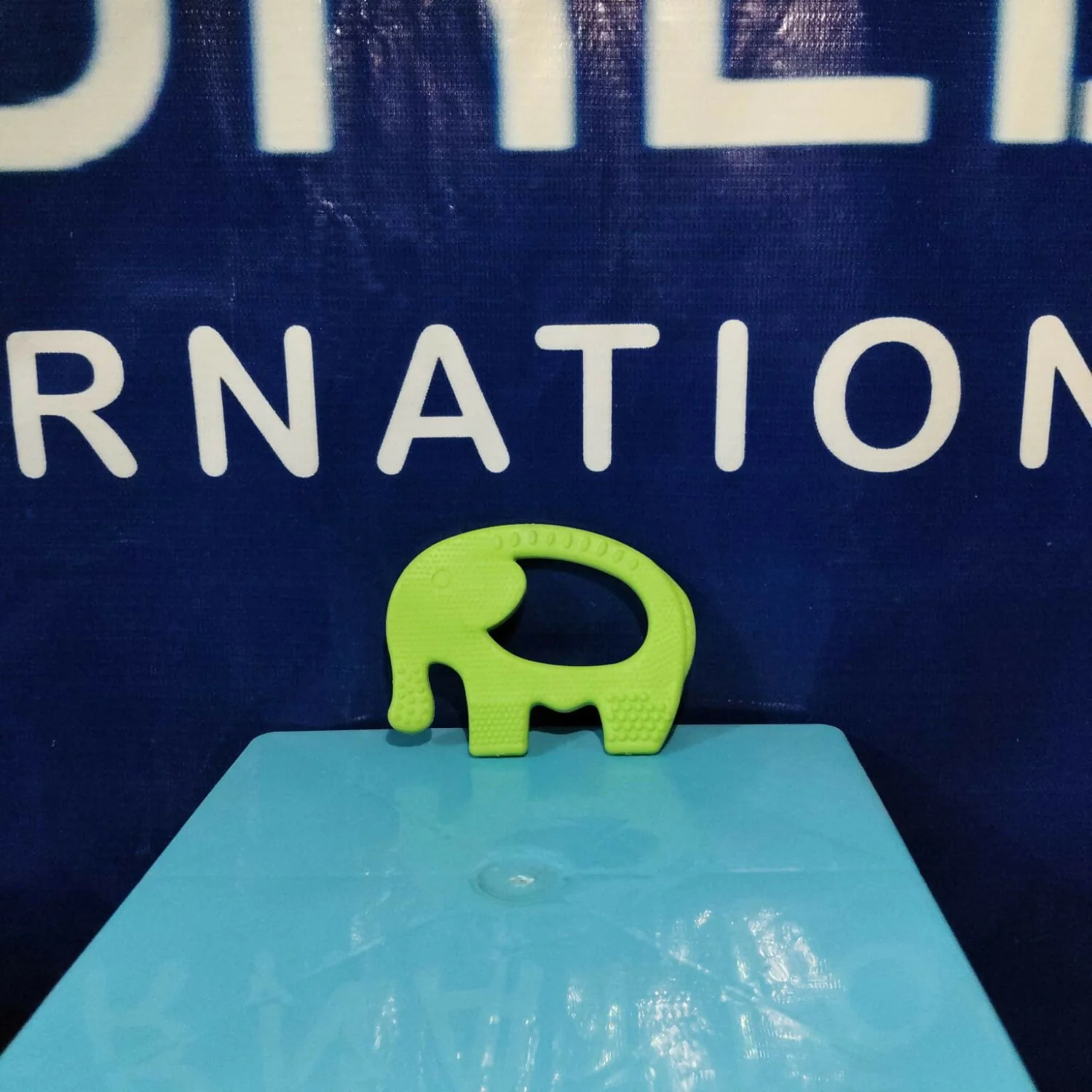 Elephant Shaped Silicon Baby Teether - Image 4