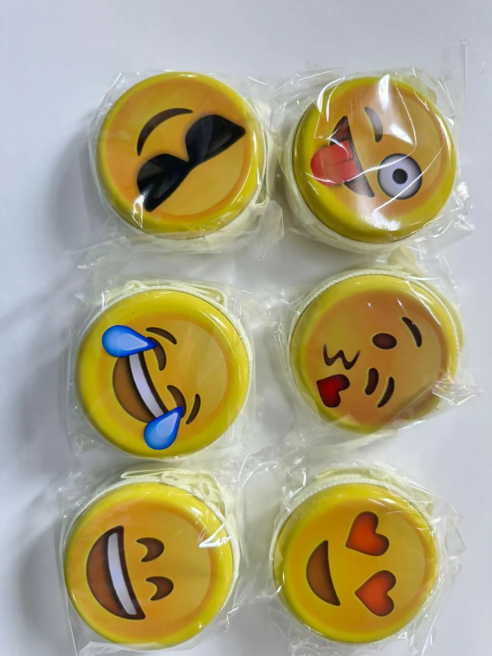 Emoji Print Round Coin Pouch with Zipper & Wrist Strap for Kids and Adults(DESIGN MAY VARY) - Image 5