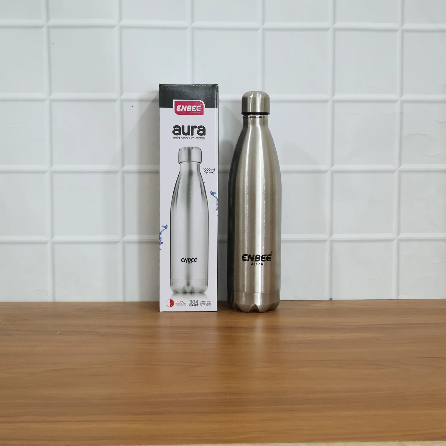ENBEE Aura Stainless Steel Insulated Water Bottle (1 Pc, 1000 ML) - Image 9