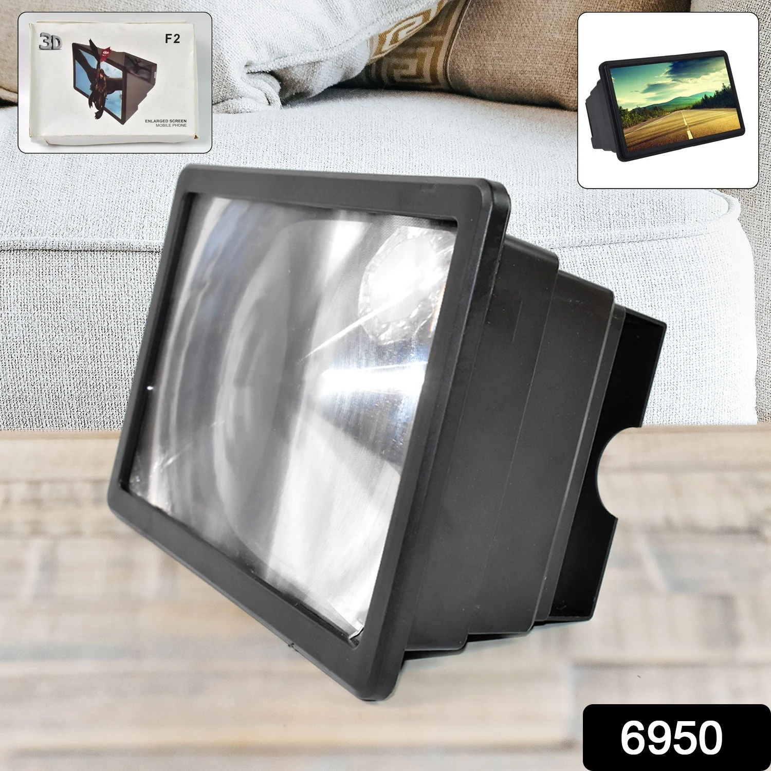 Enlarged Screen 3D HD Mobile Phone Screen Magnifier Amplifier (1 Pc) - Image 2