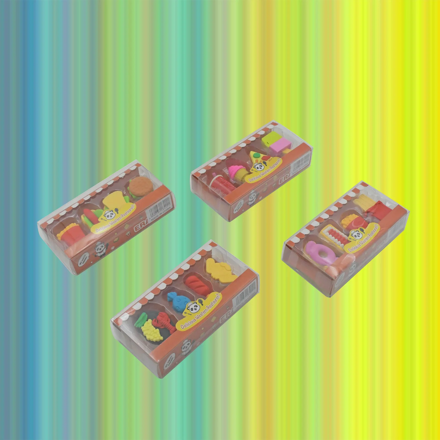 Fun Erasers for Kids! Mix & Match: Food & Drink Erasers (Set of 1) - Image 5