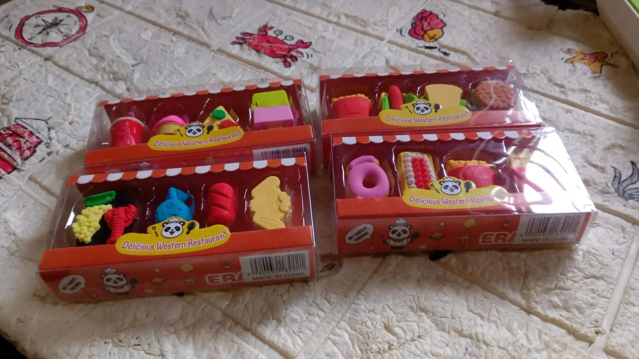 Fun Erasers for Kids! Mix & Match: Food & Drink Erasers (Set of 1) - Image 9