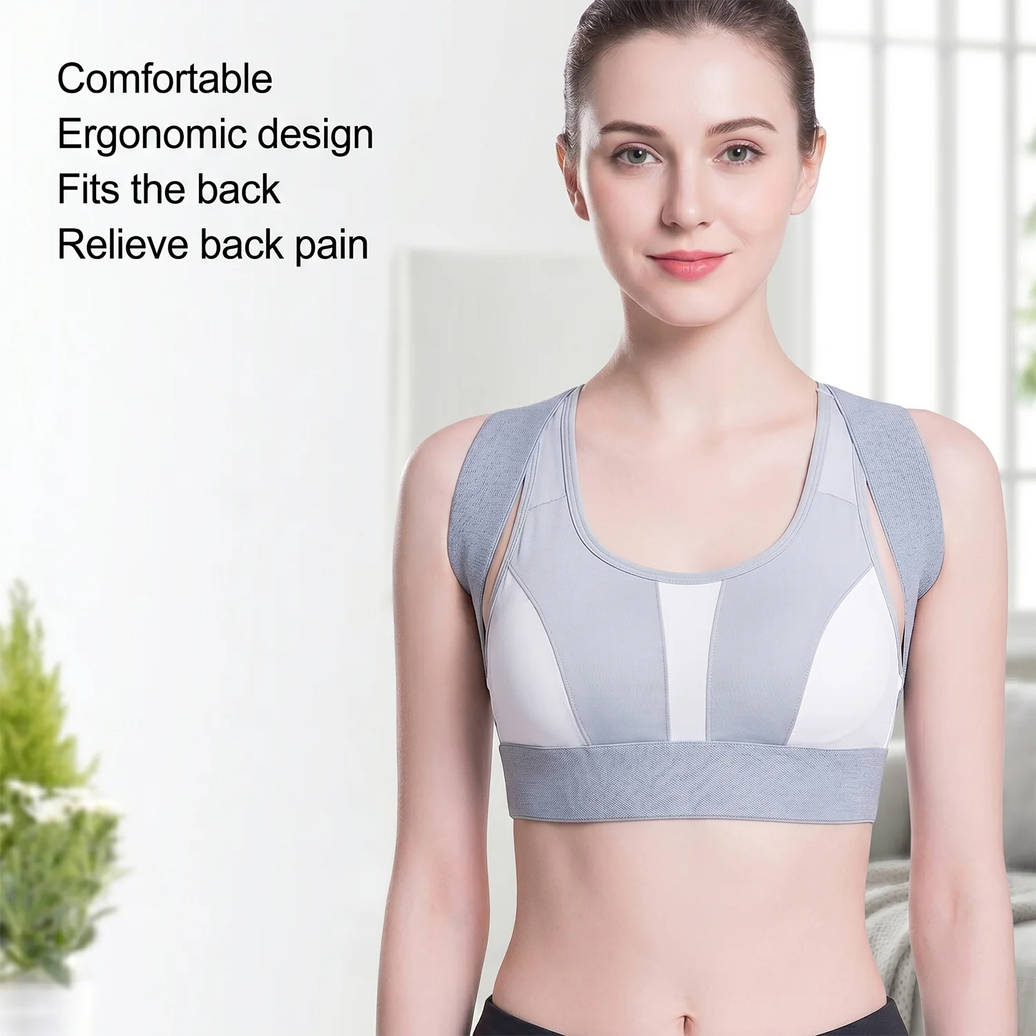 Ergonomic Adjustable Back Posture Corrector Support Belt (1 Pc, Small) - Image 3