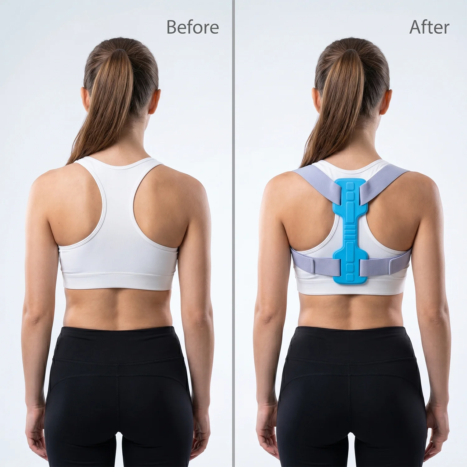 Ergonomic Adjustable Back Posture Corrector Support Belt (1 Pc, Large) - Image 4