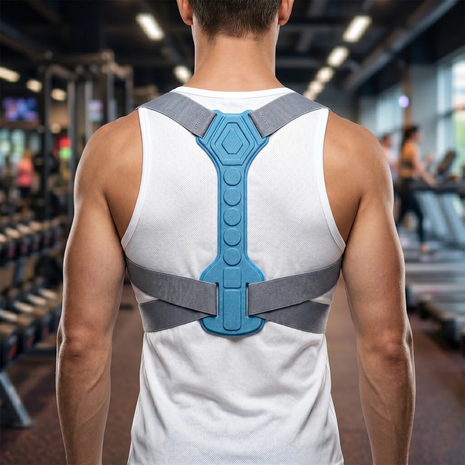Ergonomic Adjustable Back Posture Corrector Support Belt (1 Pc, Medium) - Image 7