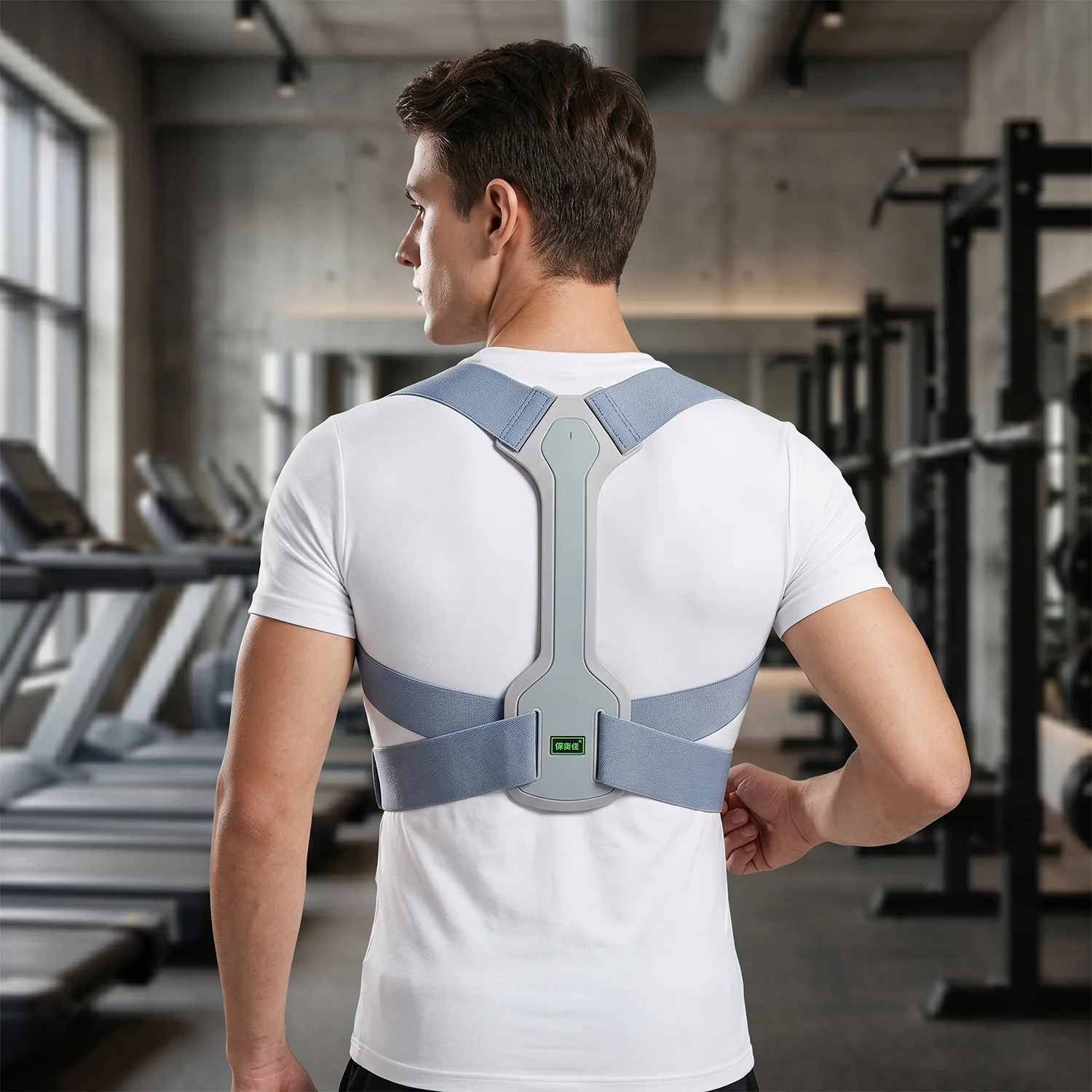 Ergonomic Adjustable Back Posture Corrector Support Belt (1 Pc, Mix Size & Design) - Image 7