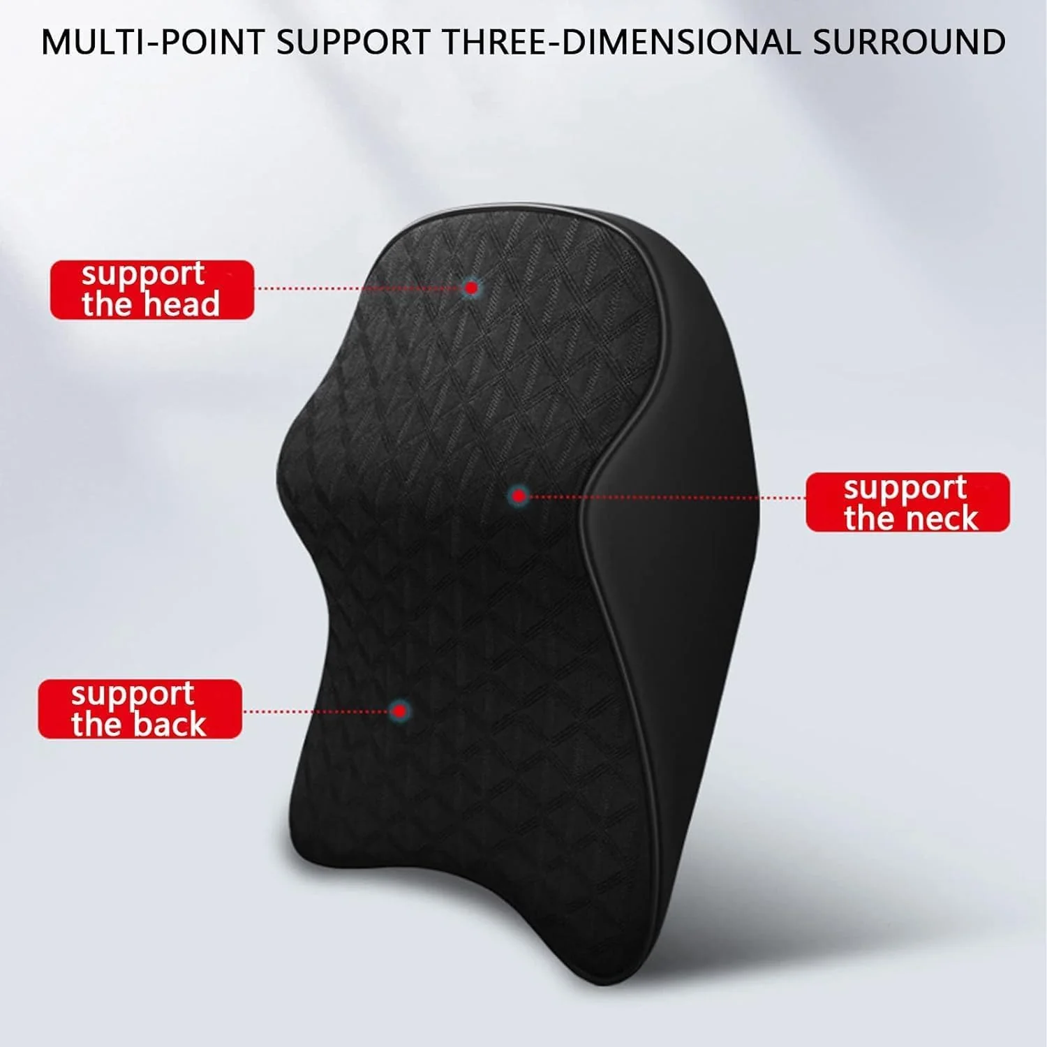 Ergonomic Car Seat Headrest Neck Support Cushion (1 Pc) - Image 6