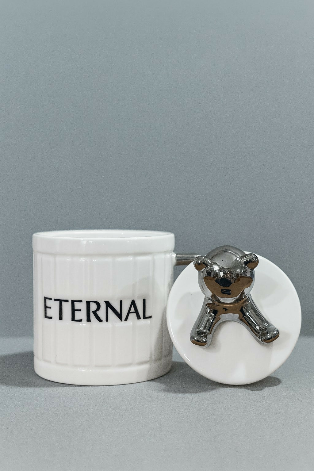 Ceramic Mug with 3D Bear Lid & Metallic Handle – Cute Gift Cup - Image 5