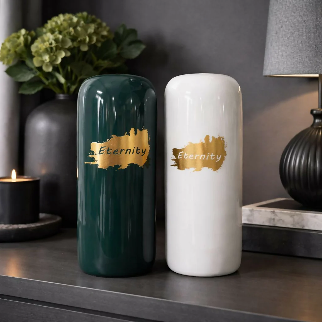 Eternity Decorative Floor Vase 12 Inch Modern Tall Vase for Home Décor - Image 3