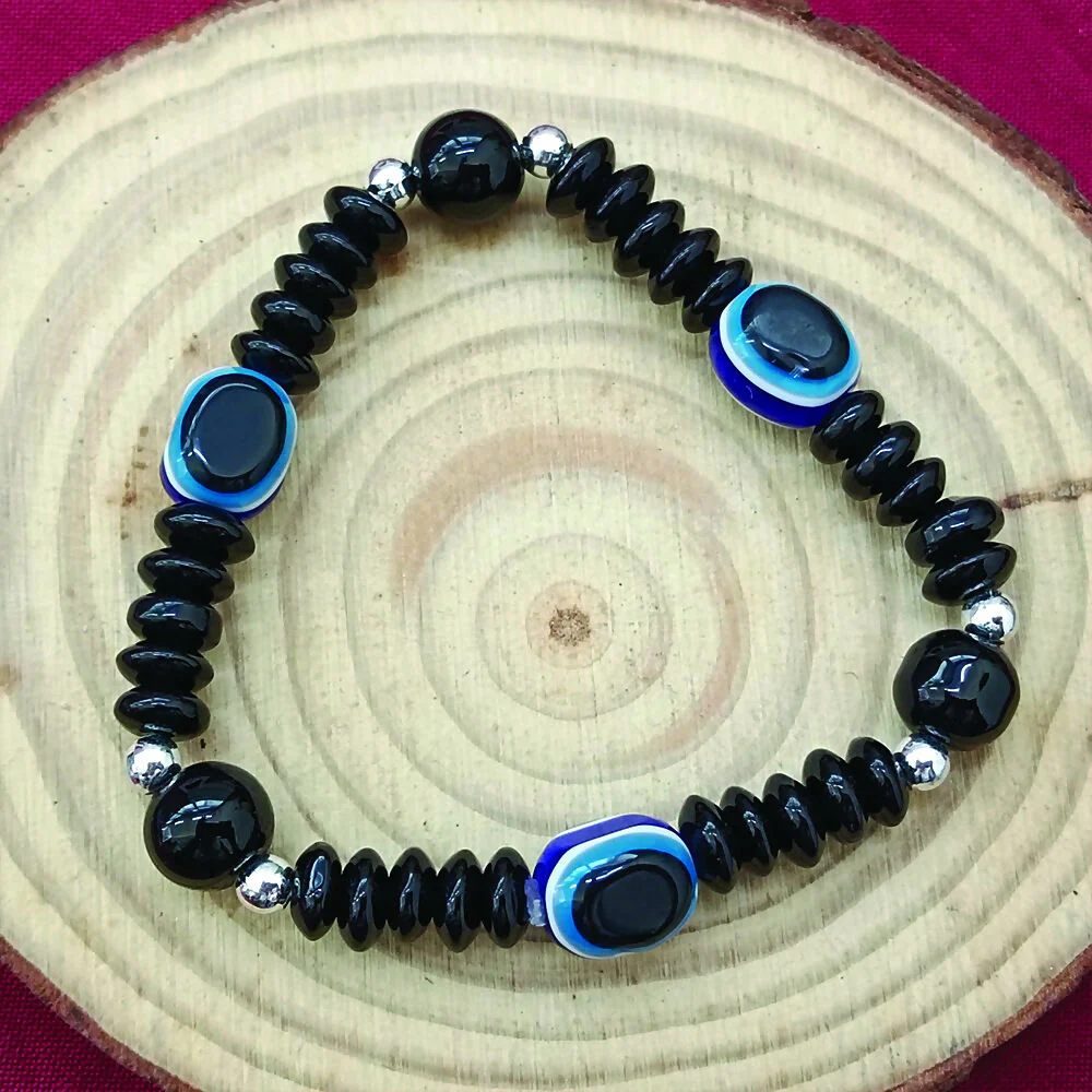 Evi lEye Black Beads Bracelet - Image 3