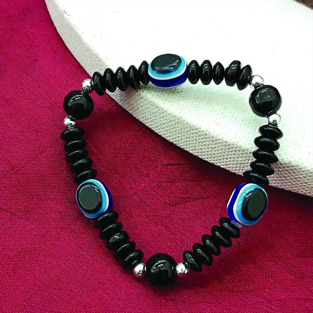 Evi lEye Black Beads Bracelet - Image 5