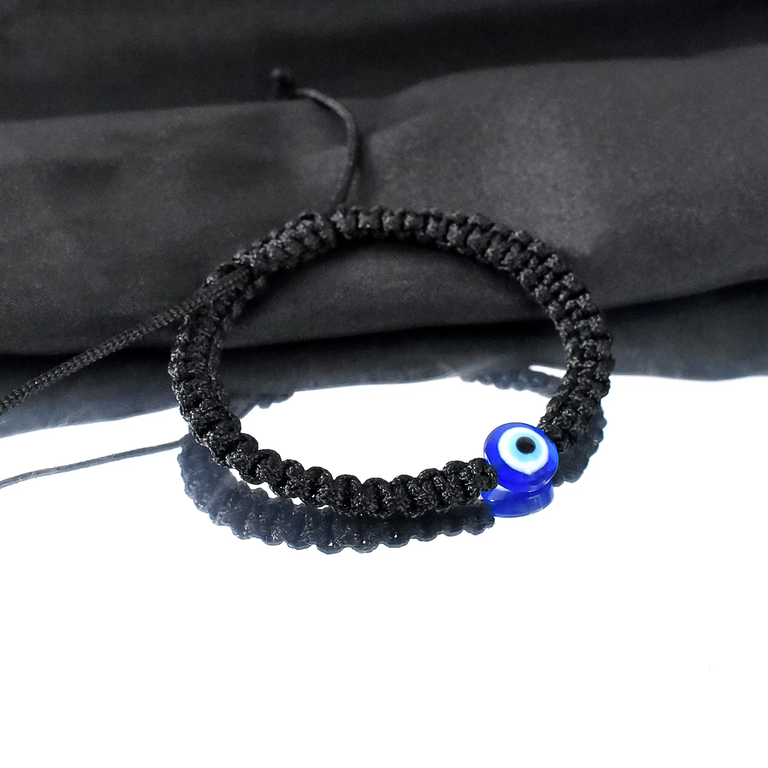 Evil Eye Black Thread Adjustable  Bracelets - Image 3