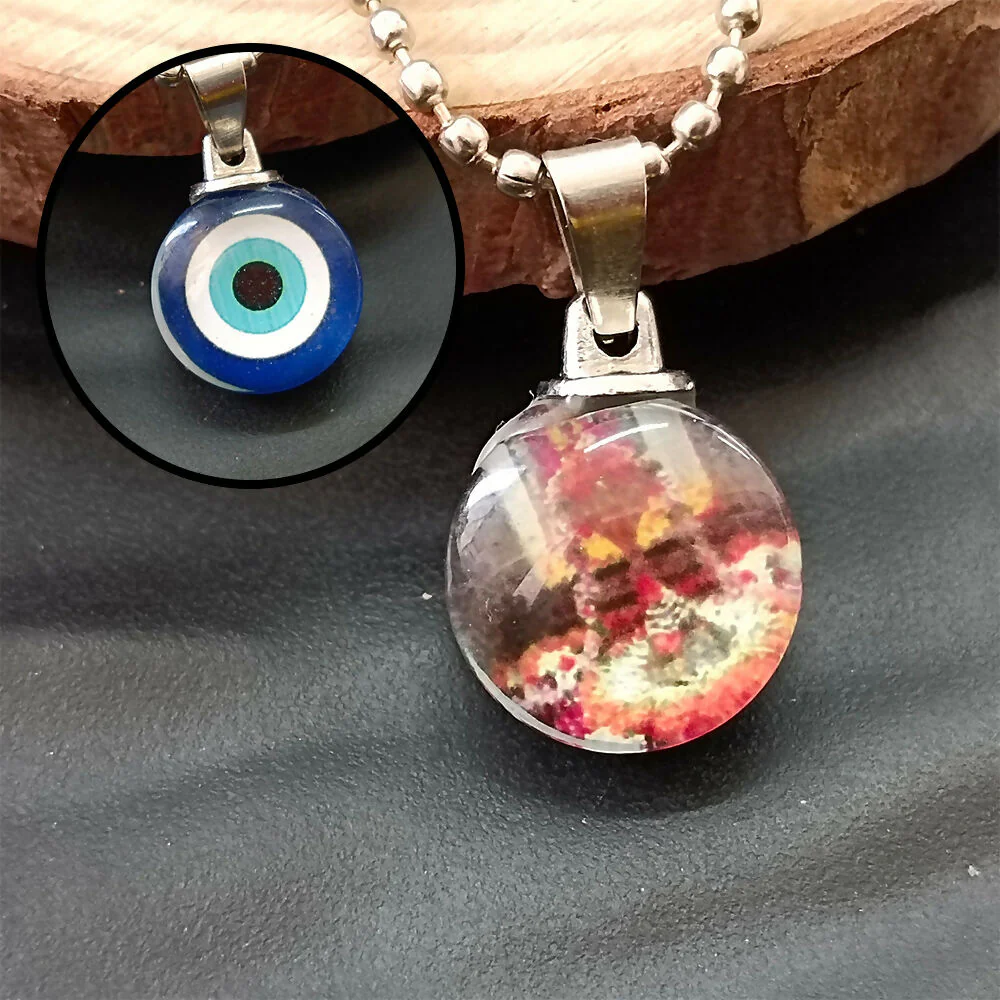 Evil Eye Shivling Chain Pendant - Image 2