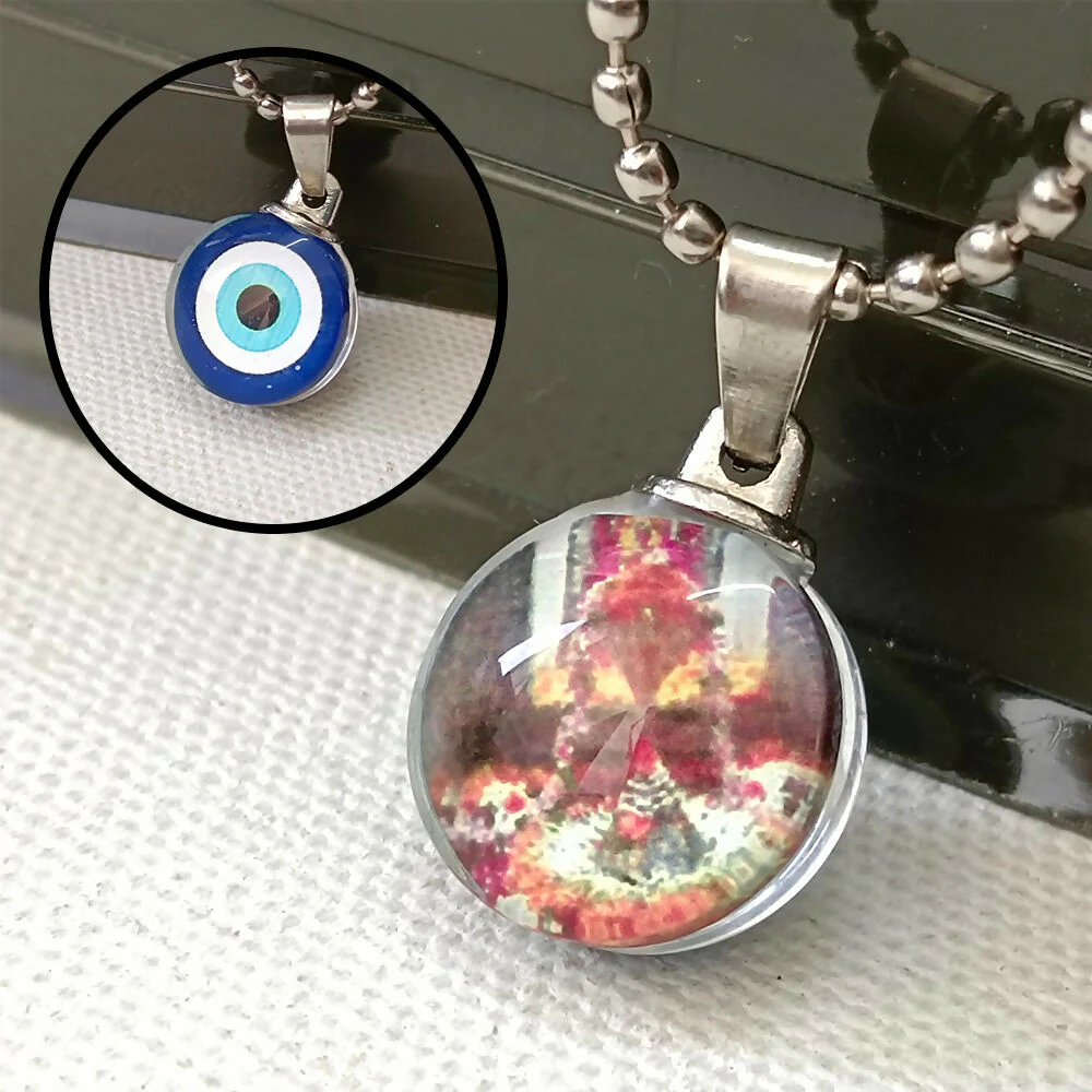 Evil Eye Shivling Chain Pendant - Image 3
