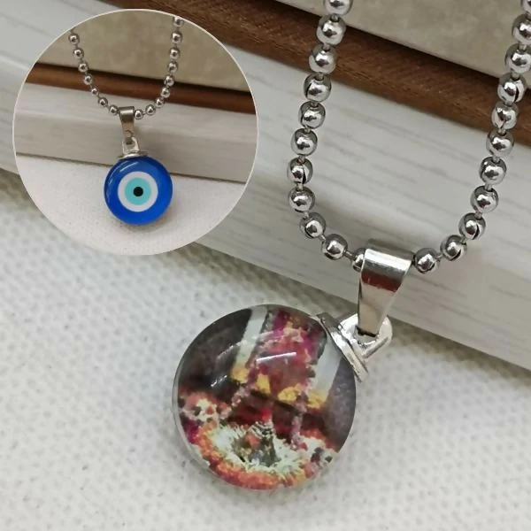 Evil Eye Shivling Chain Pendant - Image 4