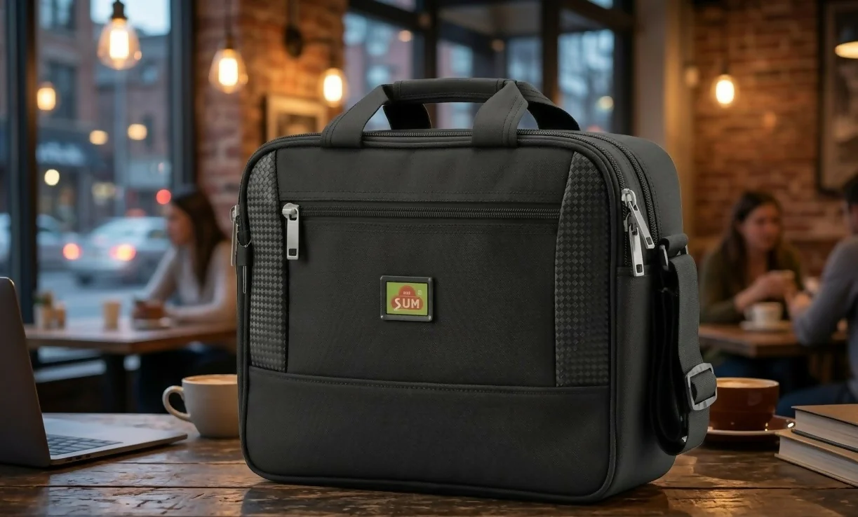 Executive Laptop Messenger Bag for Office & Business Use - Image 3
