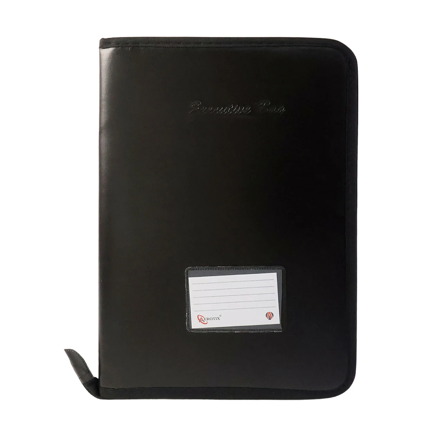 Executive Zipper Document File Folder with 20 Clear Sleeves for Office & Conference - Image 5
