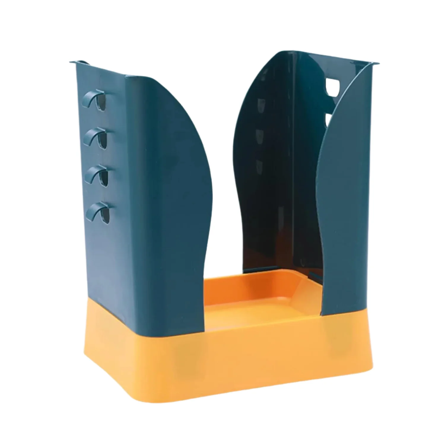 Plastic Garbage Waste Bin with Bag Holder (1 Pc) - Image 5
