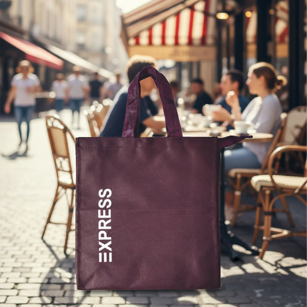 Express reusable Shopping Bag – Multicolor Tote with Handles, Bag for Daily Use - Image 2