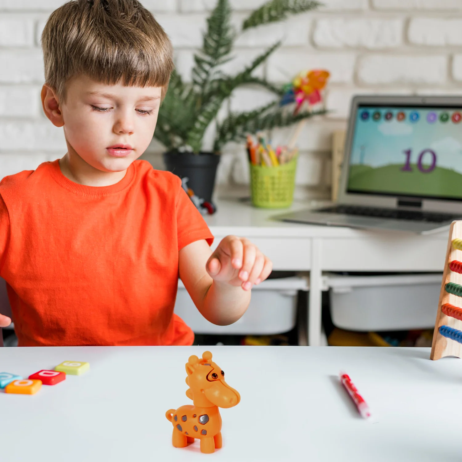 Extandable Giraffe toy, Cute Looking Giraffe with Extandable Neck (30 Pcs Set) - Image 6