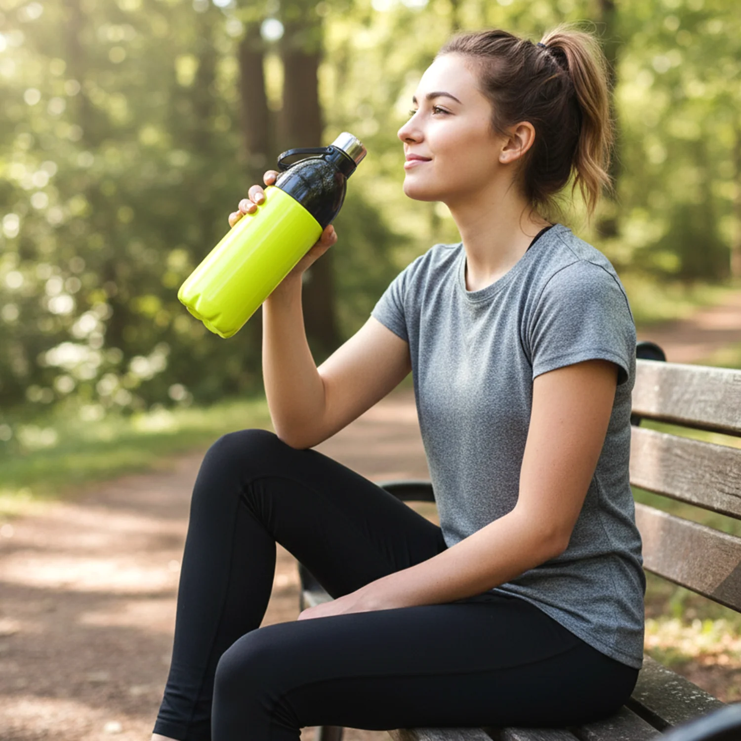 Extra Large Leakproof Water Bottle (1 Pc, 1700ML Approx) - Image 3