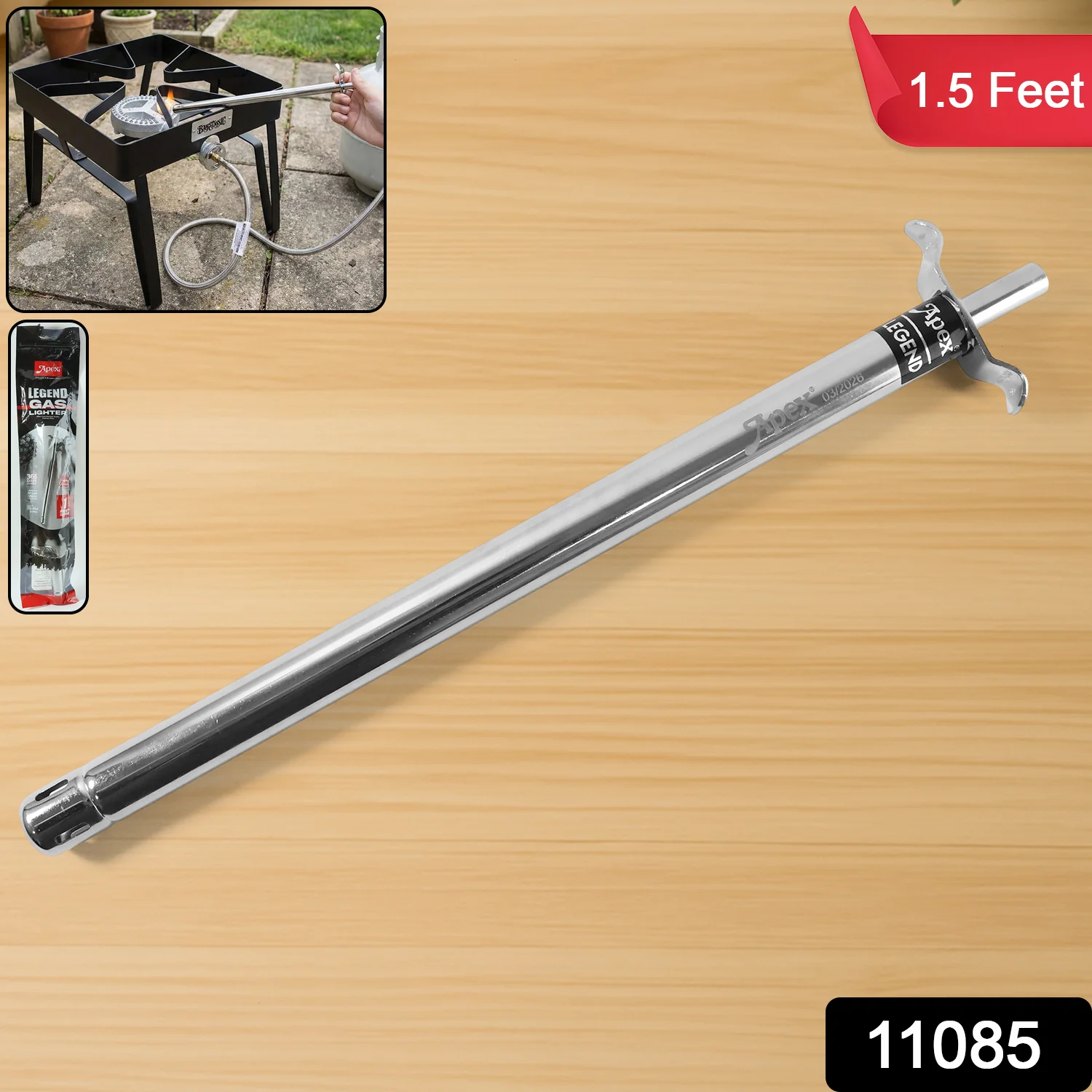 Extra-Long Stainless-Steel Gas Stove Lighter (1.5 Feet Length) - Image 2