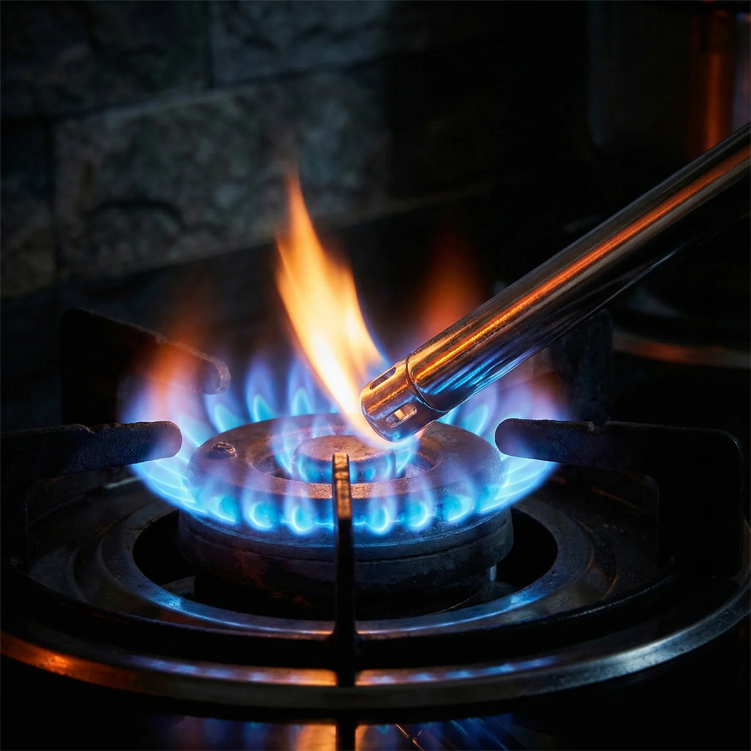 Extra-Long Stainless-Steel Gas Stove Lighter (1.5 Feet Length) - Image 3