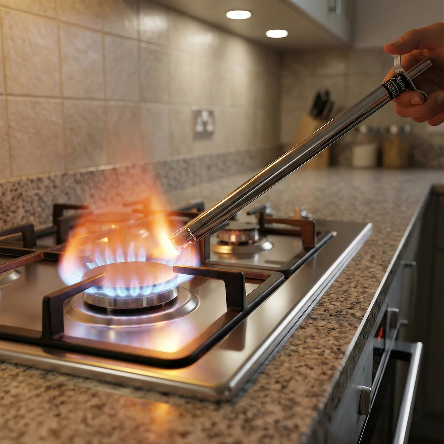 Extra-Long Stainless-Steel Gas Stove Lighter (1.5 Feet Length) - Image 4