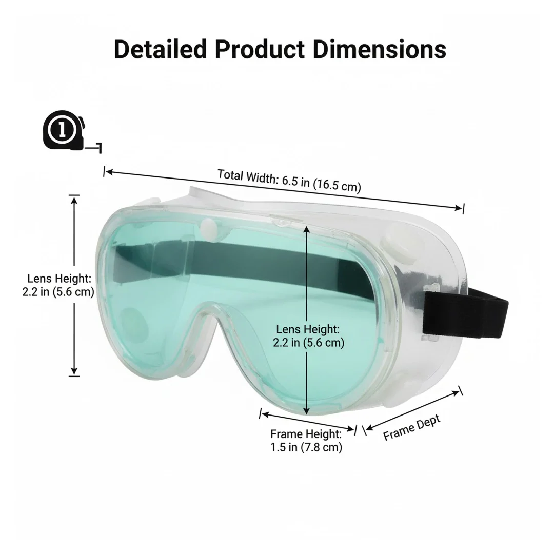 Eye Safety Goggles, Technic Safety Goggles Protection (1 Pc) - Image 2