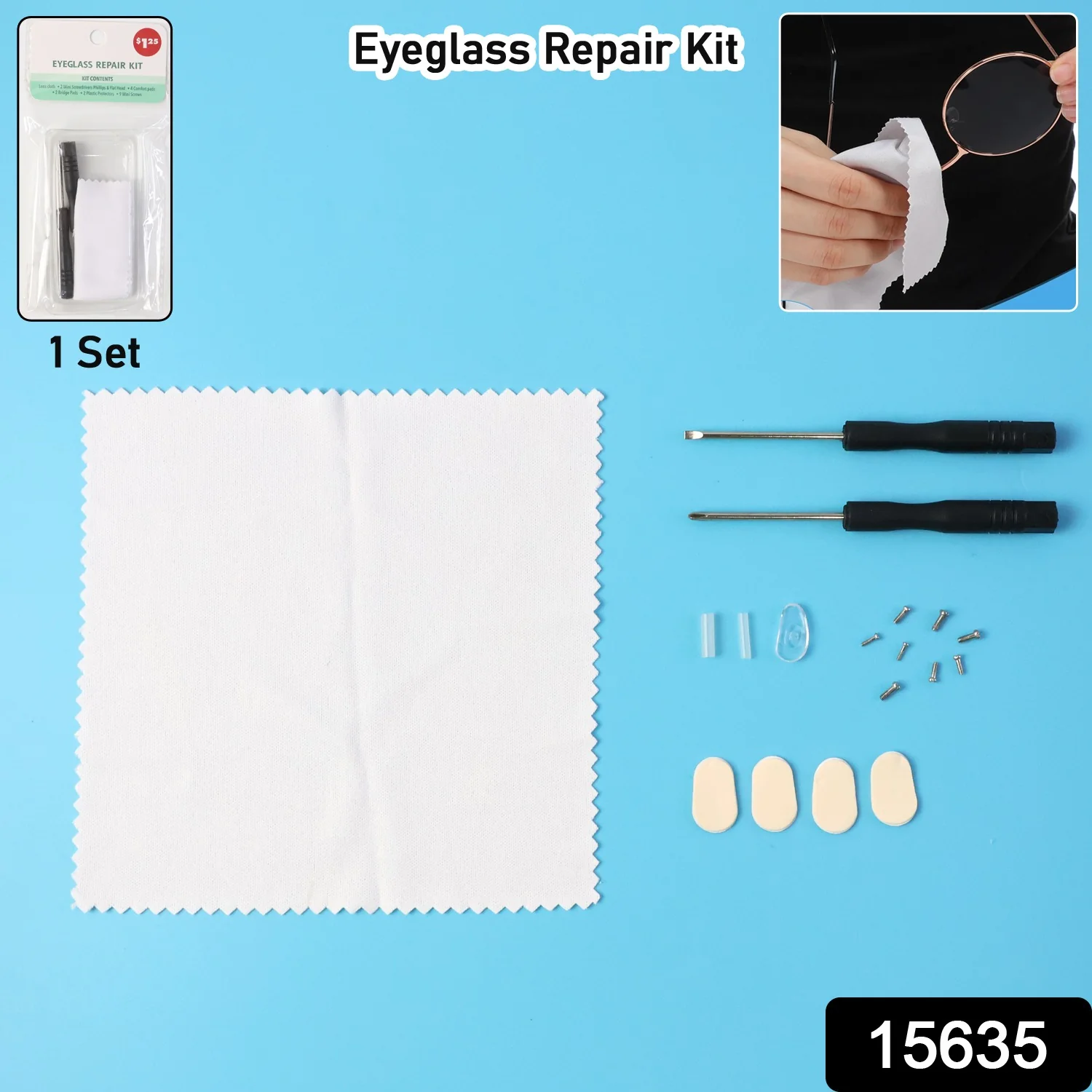 Eyeglass Repair Kit (1 Set) - Image 2