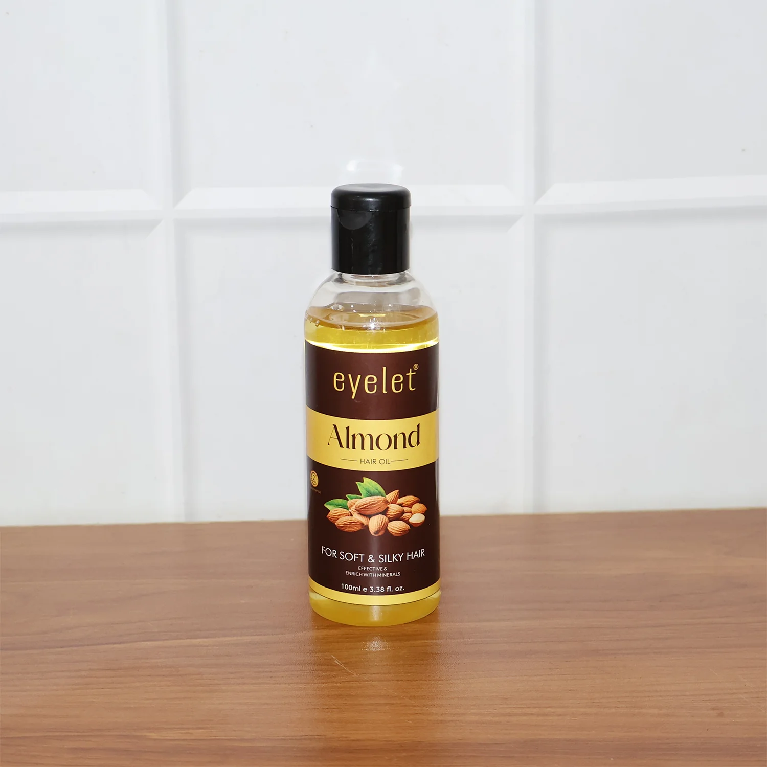 Eyelet Almond Hair Oil 100ml – Enriched with Minerals for Soft & Silky Hair (100 ML) - Image 6