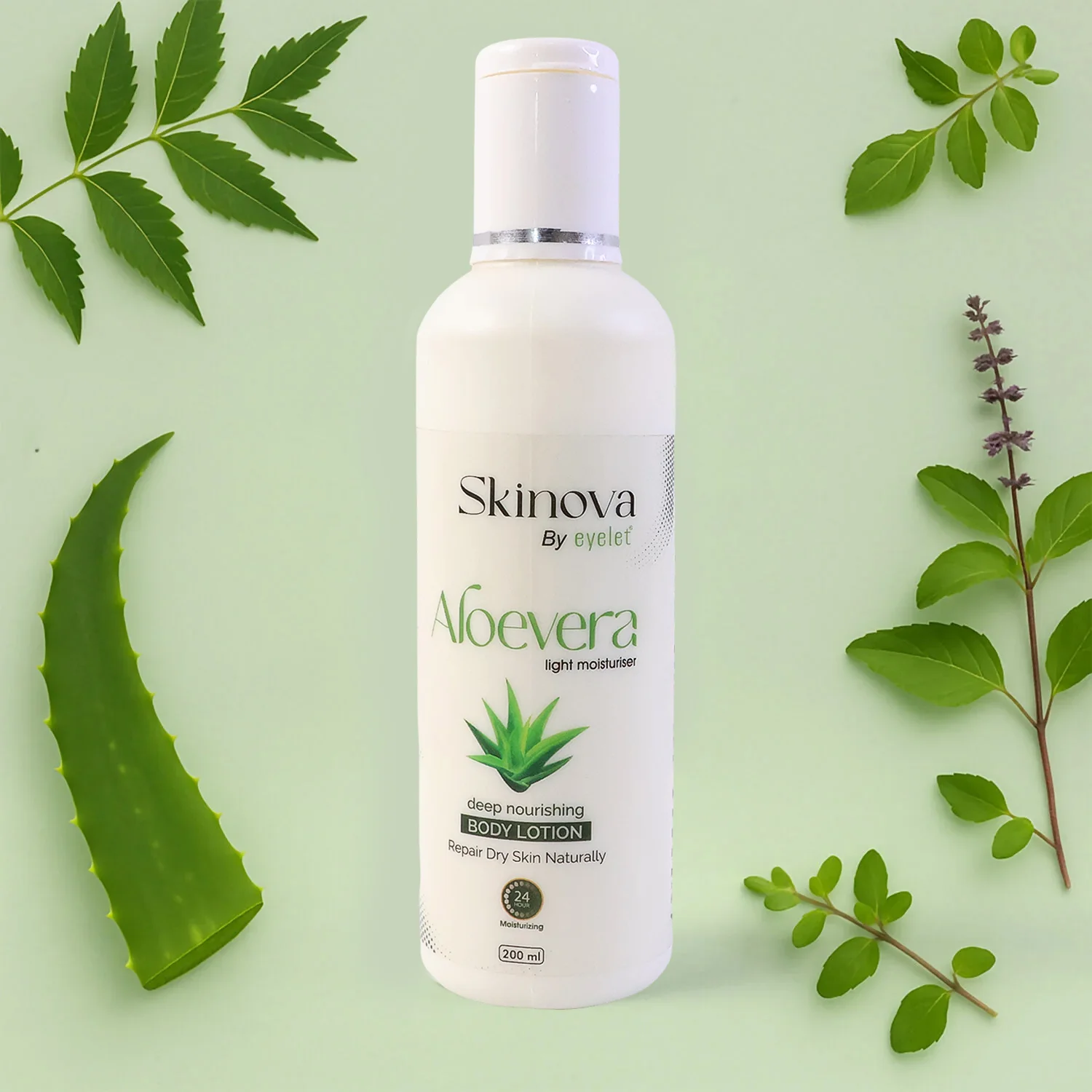 Eyelet Aloe Vera Body Lotion 200ml – Deep Nourishing Moisturizer Soft & Hydrated Skin - Image 4