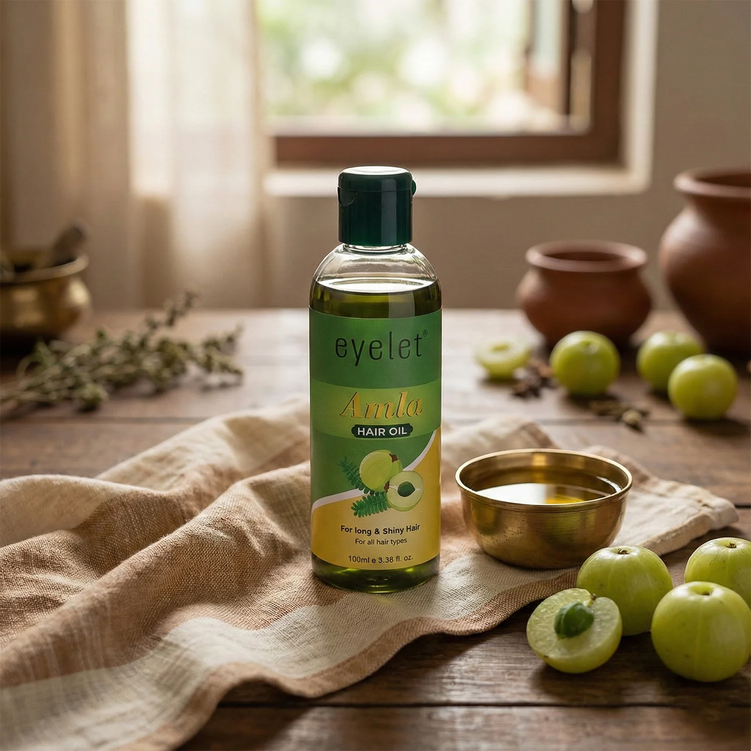 Eyelet Amla Hair Oil 100ml – Natural Nourishment for Strong, Long & Shiny Hair - Image 2