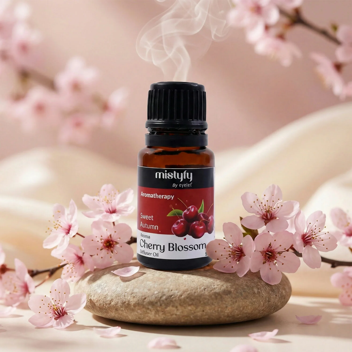 Eyelet Aromatherapy Cherry Blossom Diffuser Oil Sweet Autumn Floral Aroma Oil (10Ml) - Image 3