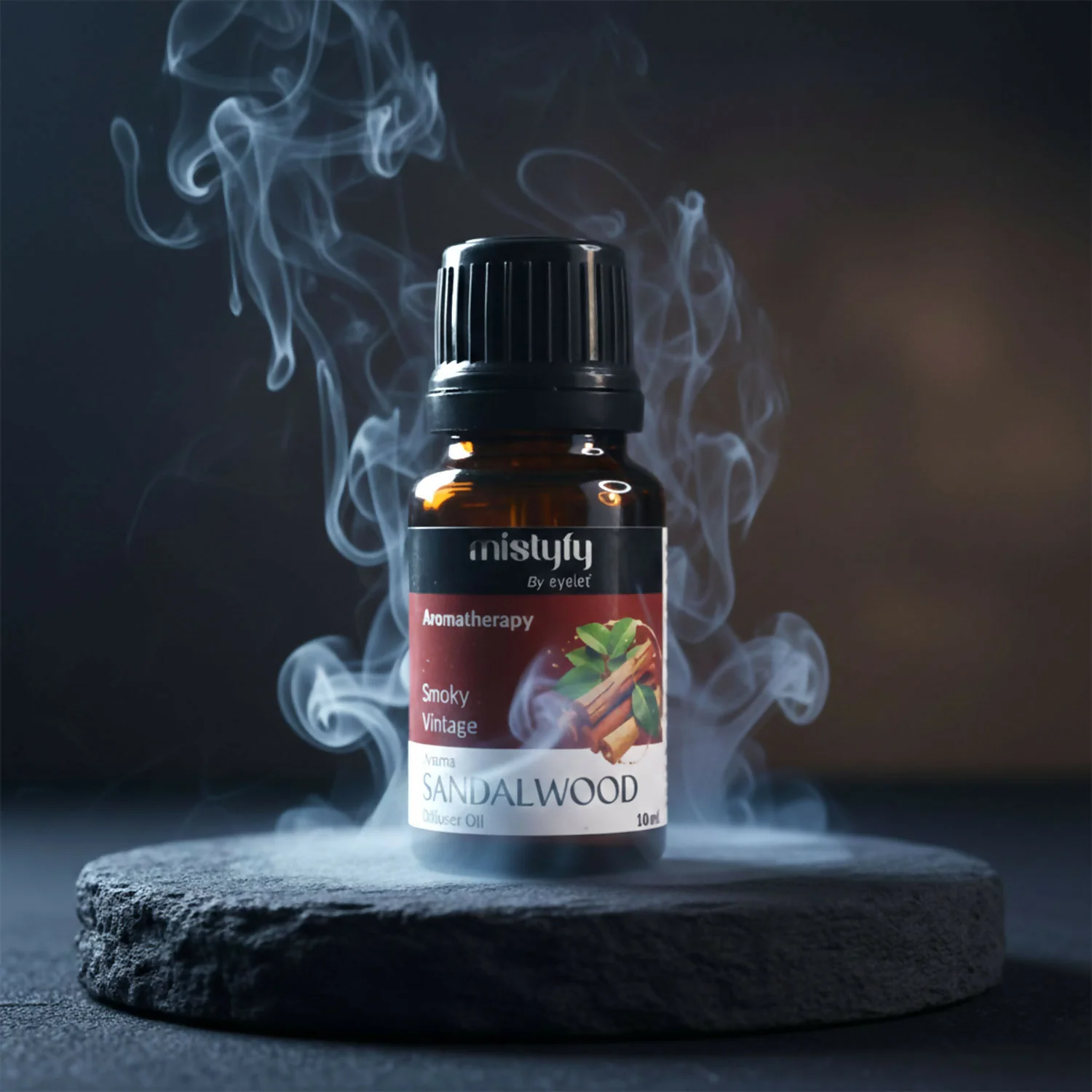 Eyelet Aromatherapy Sandalwood Diffuser Oil Smoky Vintage Aroma Oil (10ML) - Image 2