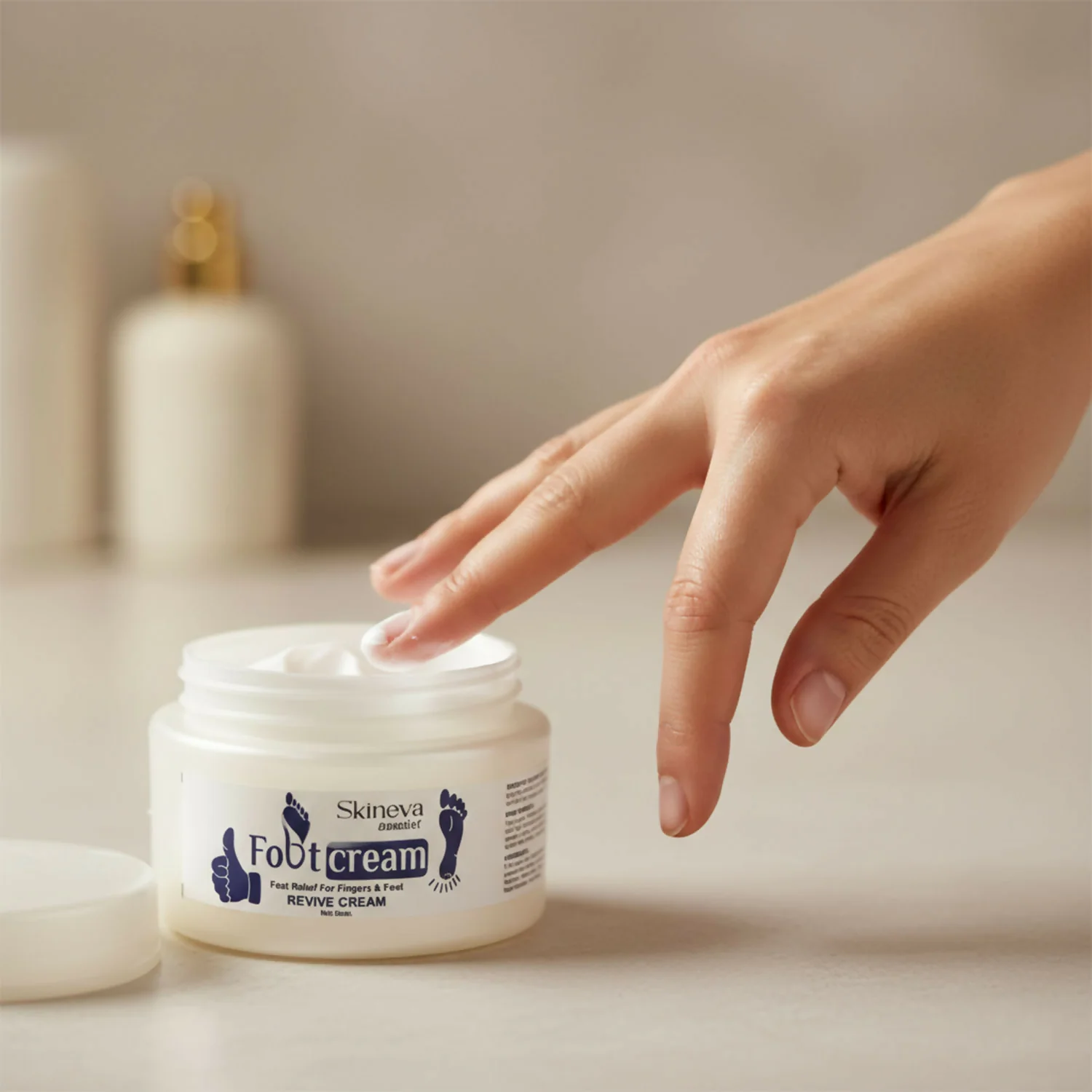 Eyelet Foot Cream for Cracked Heels & Dry Feet Deep Moisturizing Care (50Ml) - Image 2