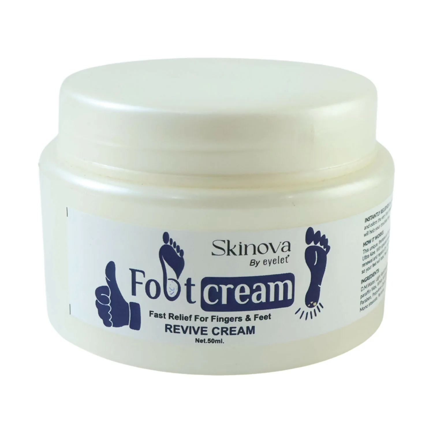 Eyelet Foot Cream for Cracked Heels & Dry Feet Deep Moisturizing Care (50Ml) - Image 4