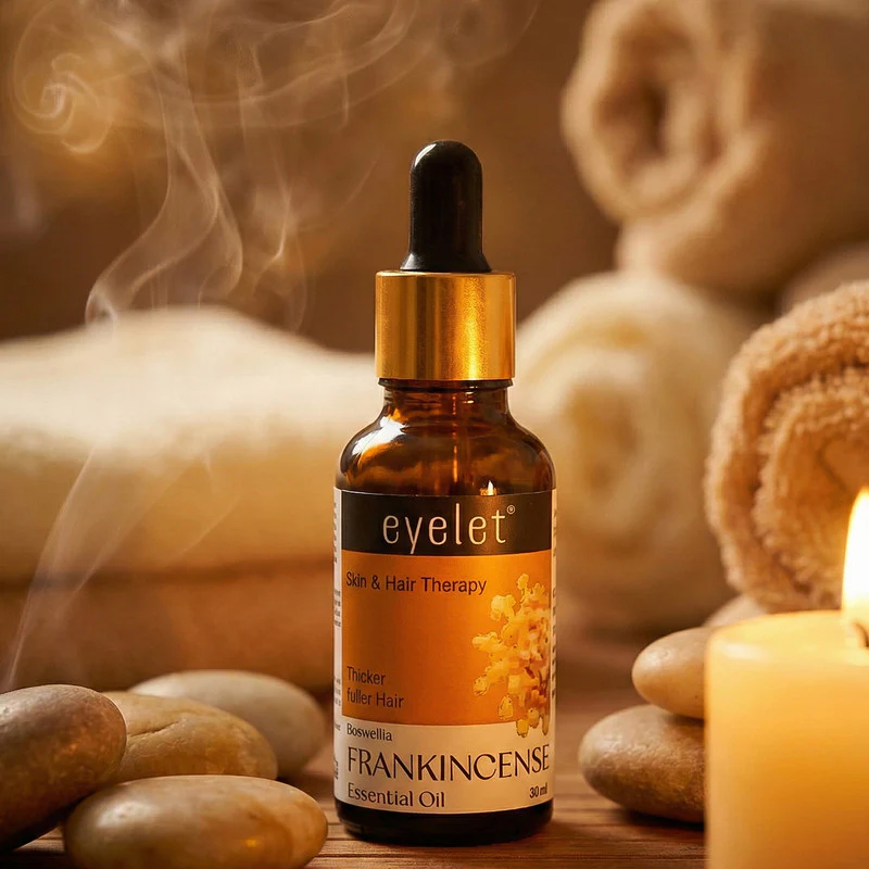 Eyelet Frankincense Essential Oil for Healthy Scalp & Smooth Skin Appearance – 30ML - Image 2