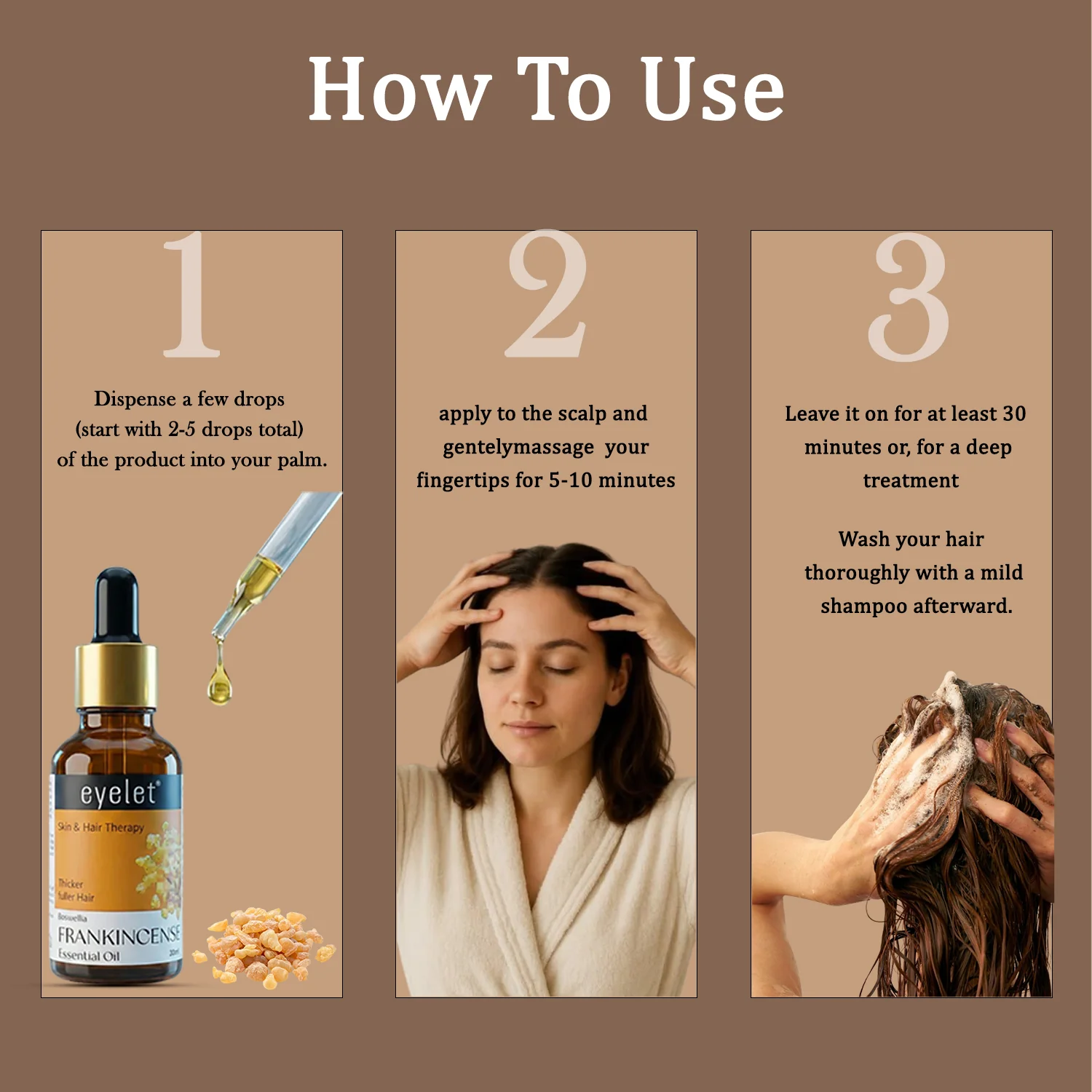 Eyelet Frankincense Essential Oil for Healthy Scalp & Smooth Skin Appearance – 30ML - Image 4