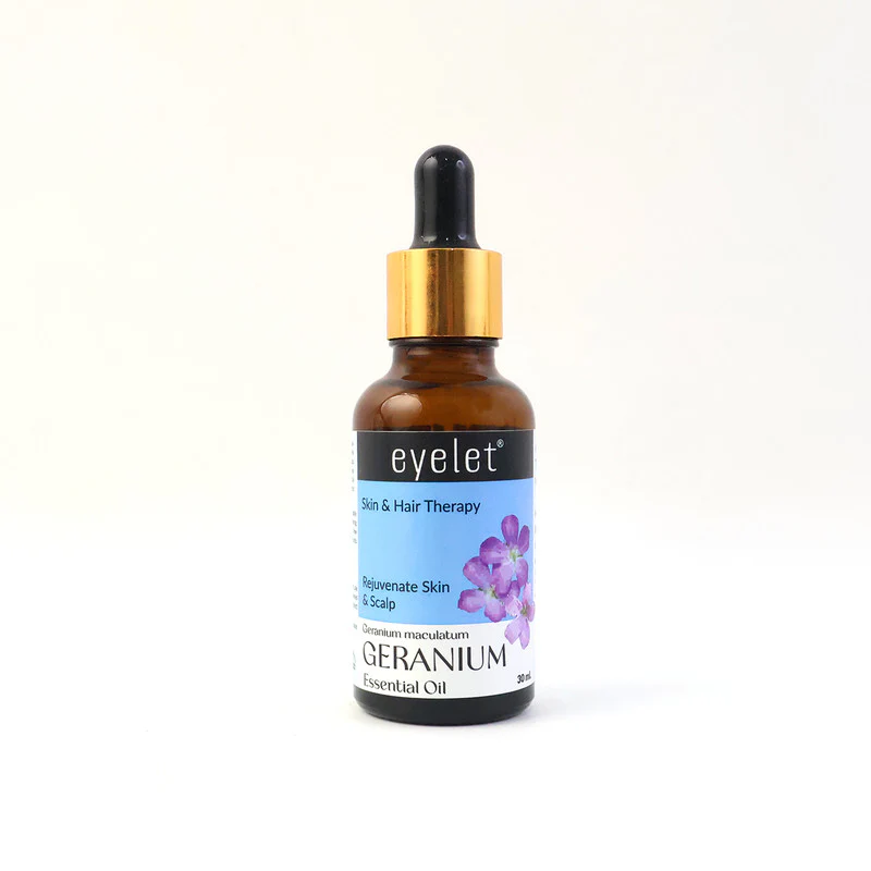 Eyelet Geranium Essential Oil for Skin Rejuvenation & Scalp Care – 30ML - Image 5