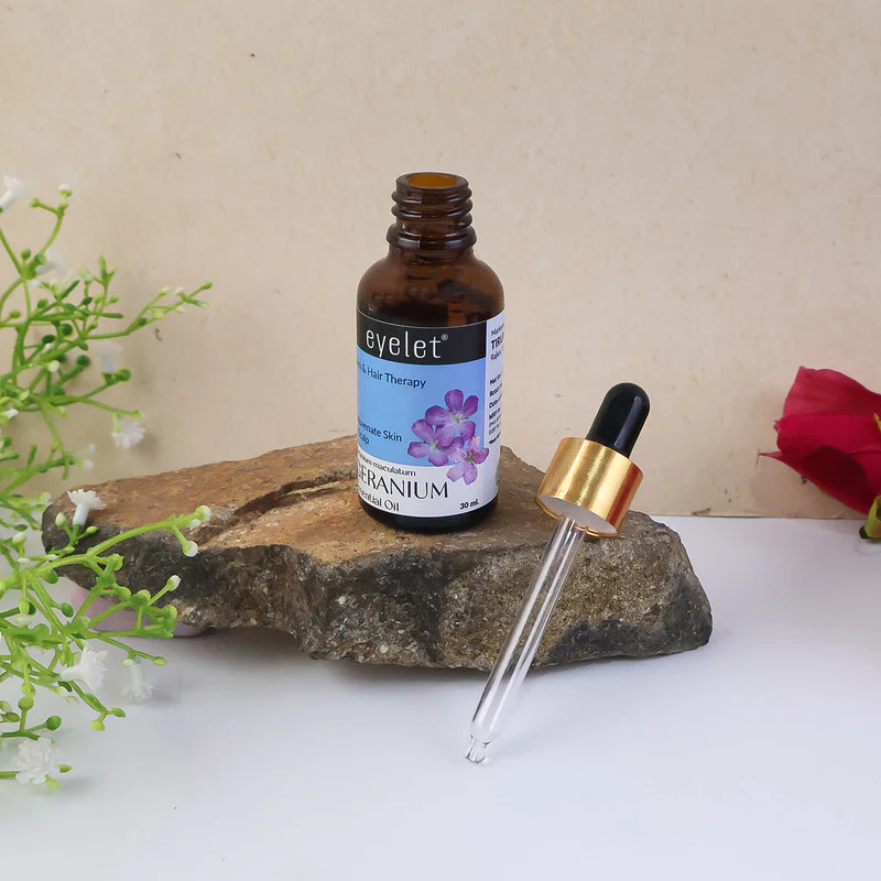 Eyelet Geranium Essential Oil for Skin Rejuvenation & Scalp Care – 30ML - Image 7