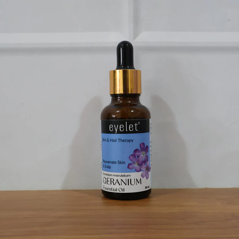 Eyelet Geranium Essential Oil for Skin Rejuvenation & Scalp Care – 30ML - Image 8