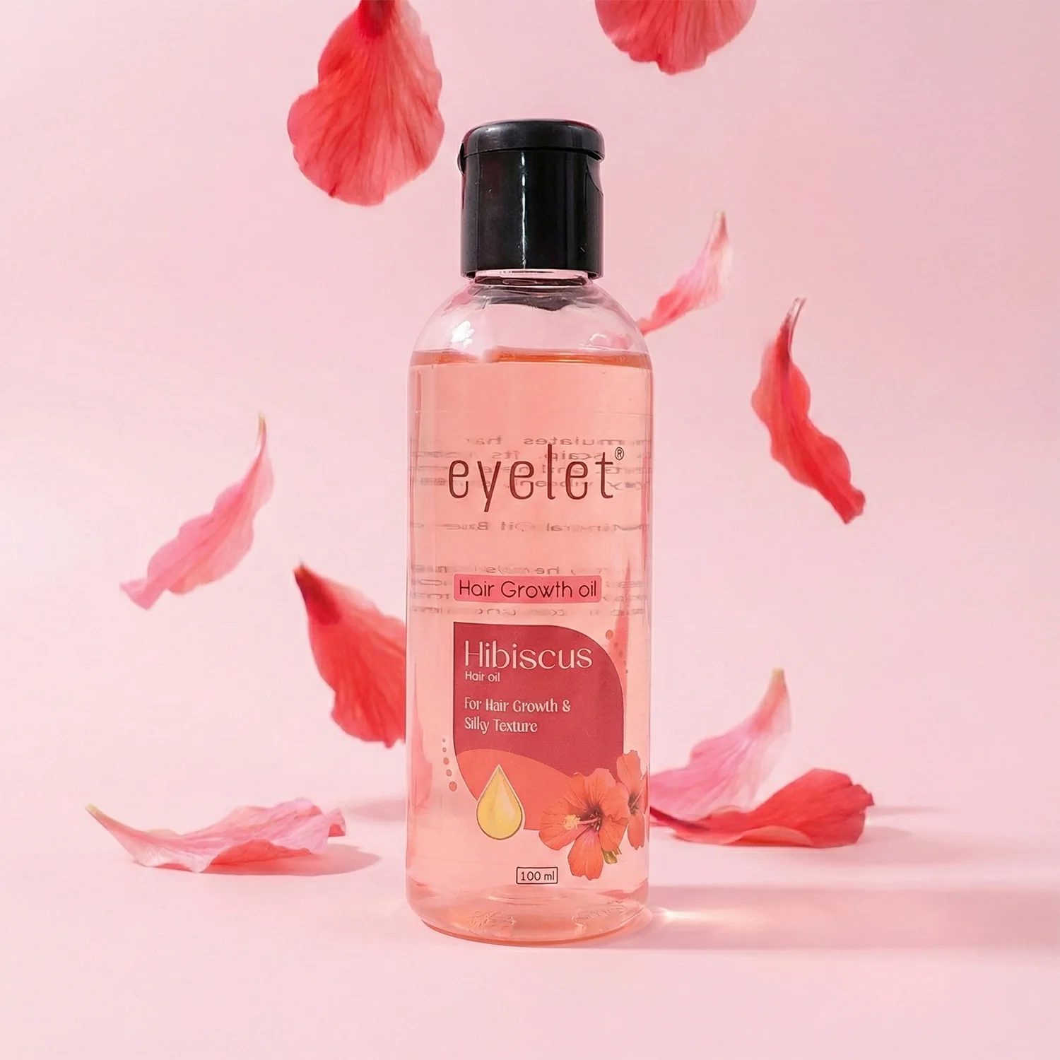 Eyelet Hibiscus Hair Oil 100ml – Natural Hair Growth Oil Strong, Silky & Healthy Hair - Image 4