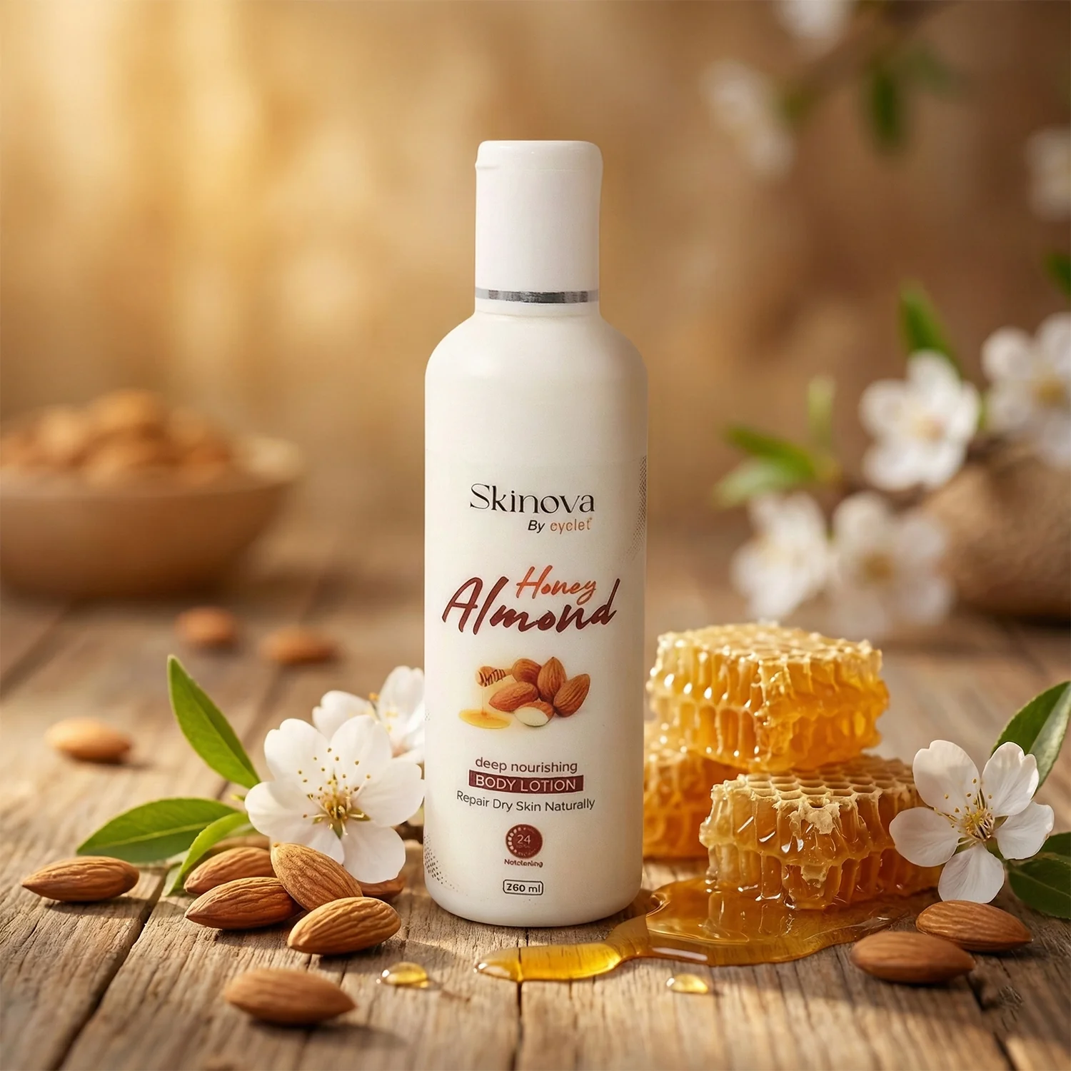 Eyelet Honey Almond Body Lotion 200ml – Deep Nourishing Moisturizer for Smooth - Image 4