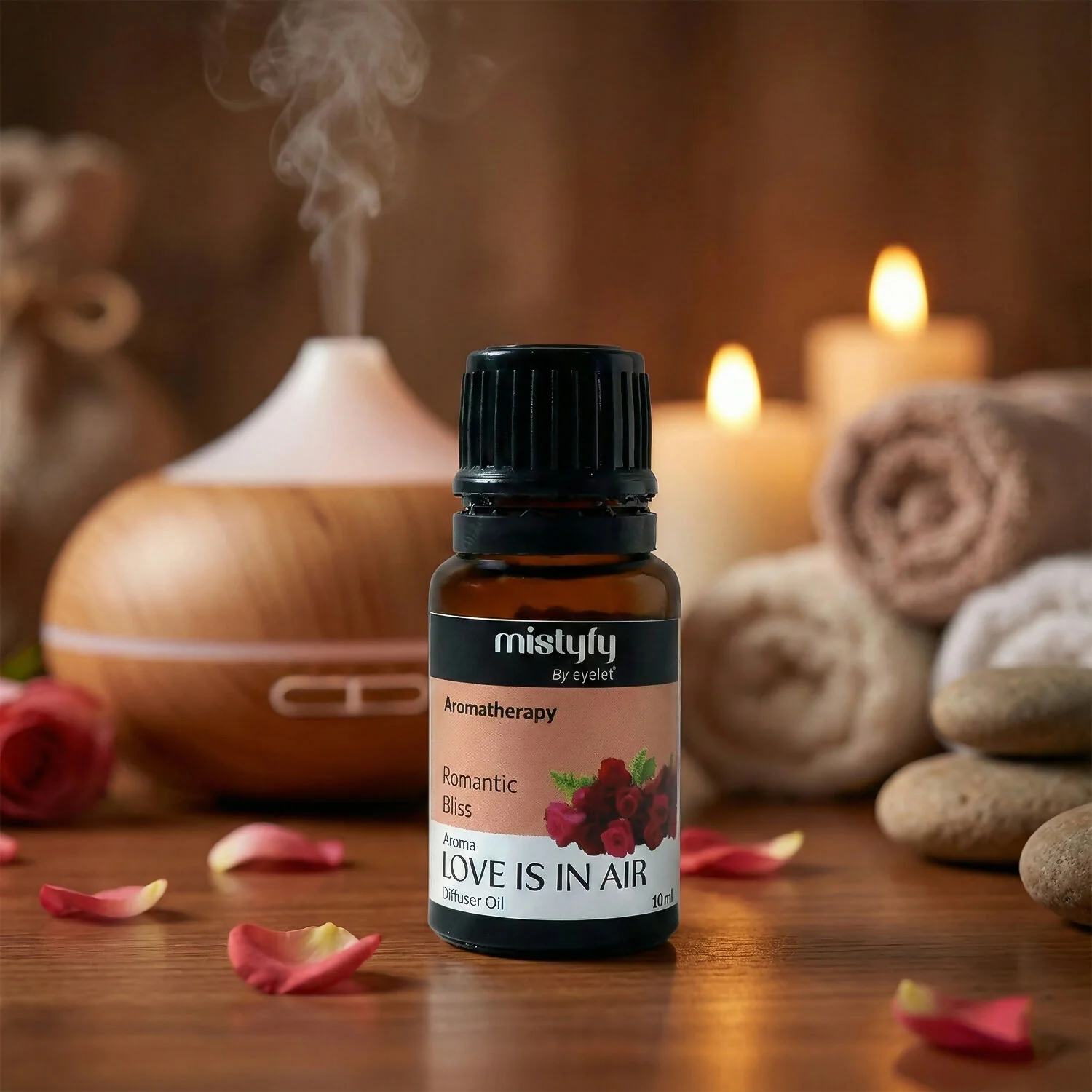 Eyelet Love Is In Air Aroma Diffuser Oil, Romantic Bliss Fragrance & Aromatherapy (10Ml) - Image 6