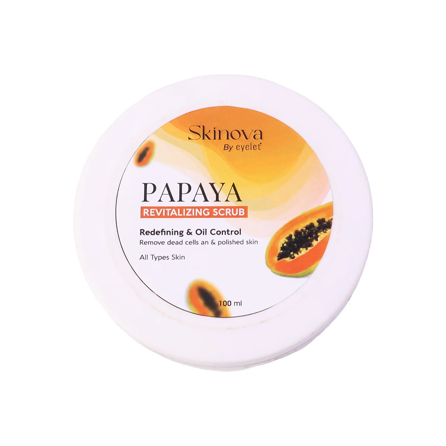 Eyelet Papaya Revitalizing Scrub – Exfoliating Face & Body Scrub(100ml) - Image 5